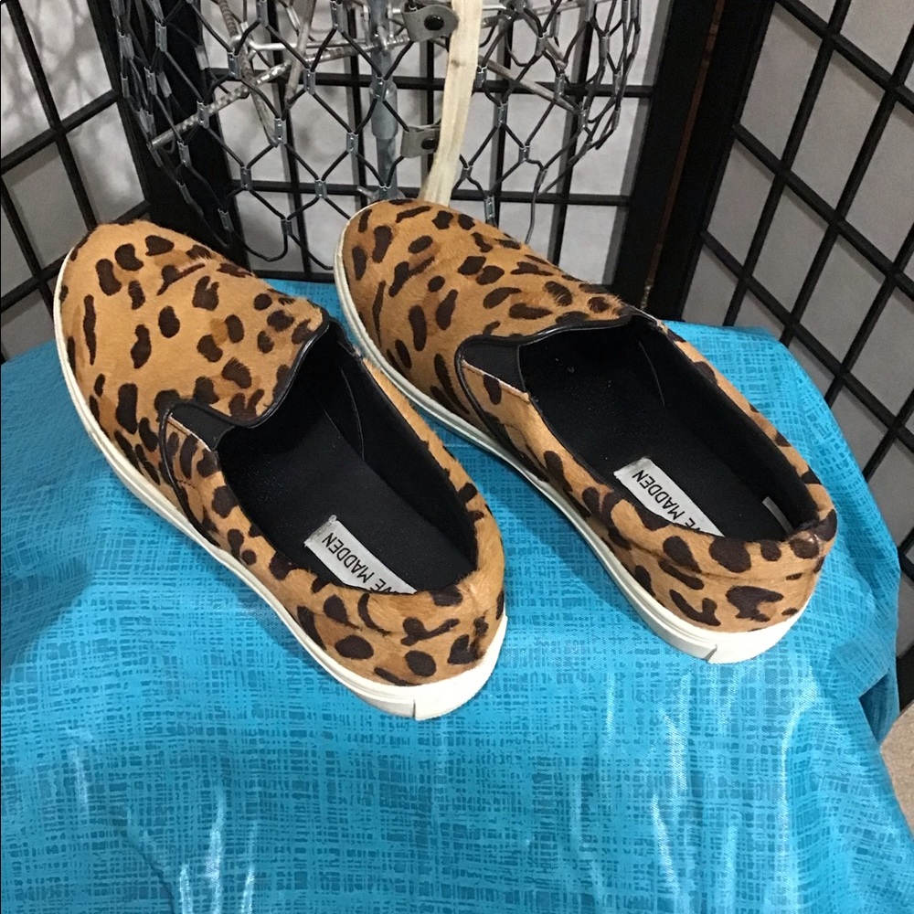 Steven Madden Animal Print Slip On